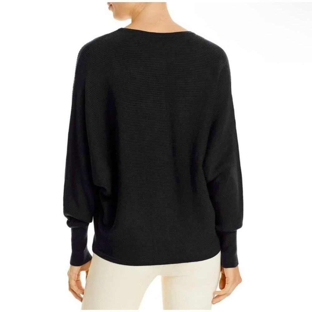 T Tahari Navy Blue Dolman Sleeve Cozycore Casual Lightweight Classic Sweater S - Picture 8 of 15